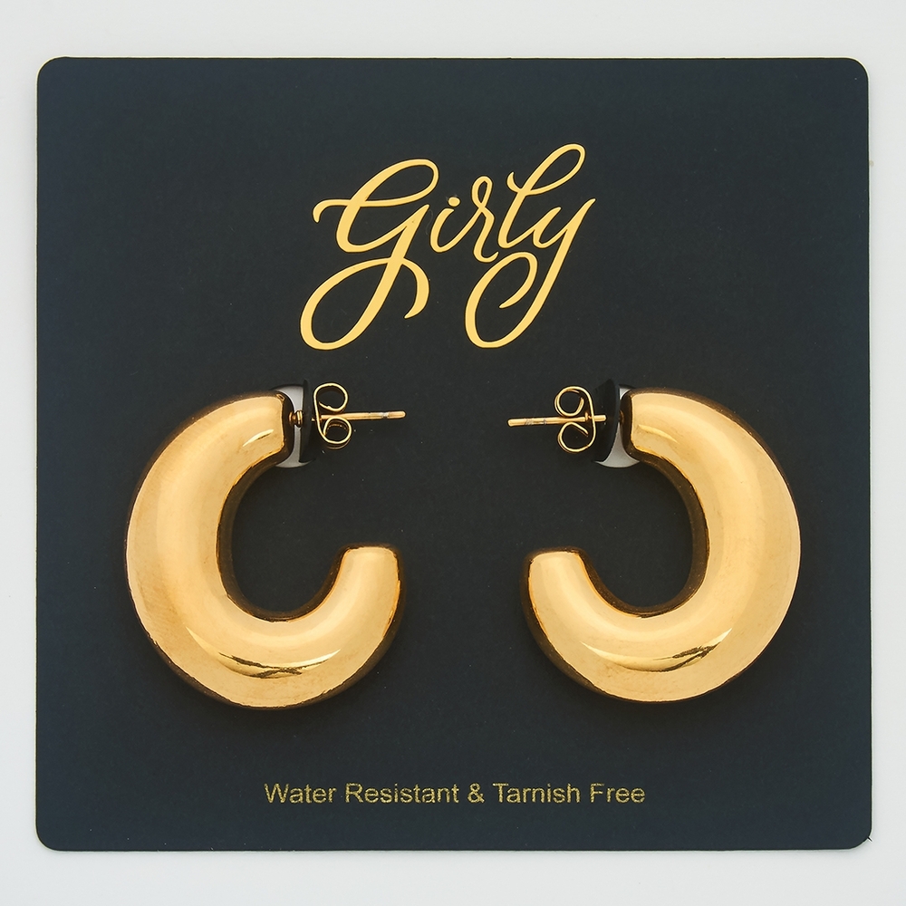 Gold Hoop Earrings